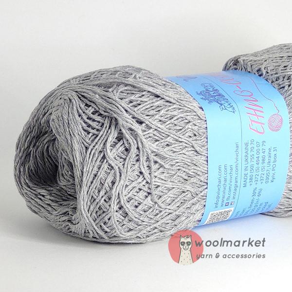 Vivchari Ethno-Cotton Classic середній сірий 017