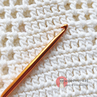 Залізний двосторонній гачок, золотий, 3,0-3,5мм