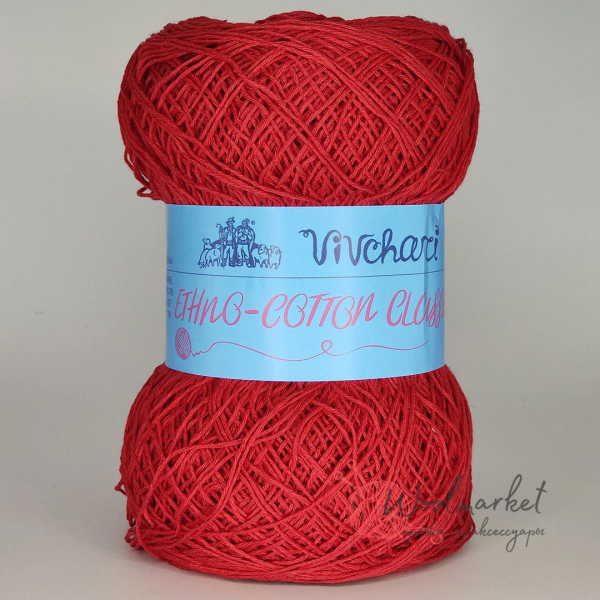 Vivchari Ethno-Cotton Classic червоний 019