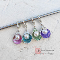 Маркер "Мушля з перлиною", бірюза