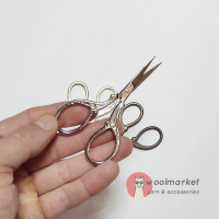 Вінтажні ножички в стилі ретро, срібні