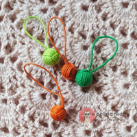 Маркери для в'язання "Плетені клубочки", 1шт