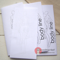 Ескізи Body Line - woman figure, 20шт