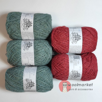 Набір пряжі для шкарпеток "Лід та Вогонь", 5шт