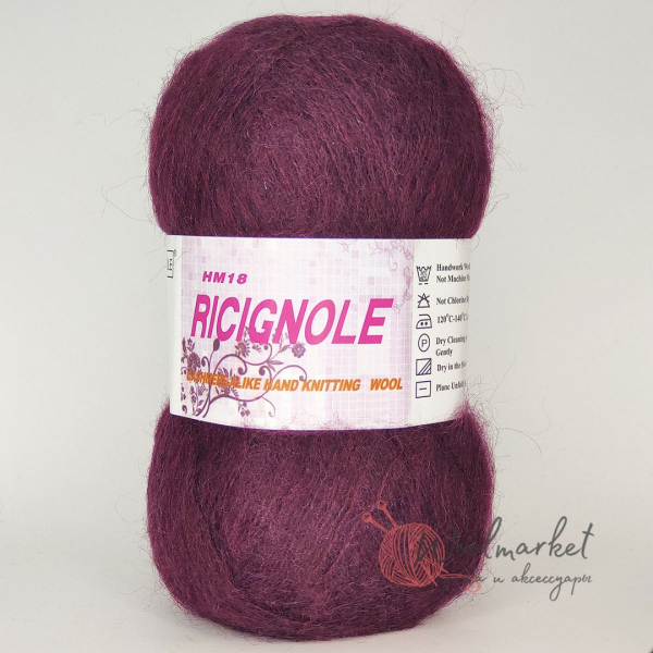 Ricignole HM 18 темний бордо 22