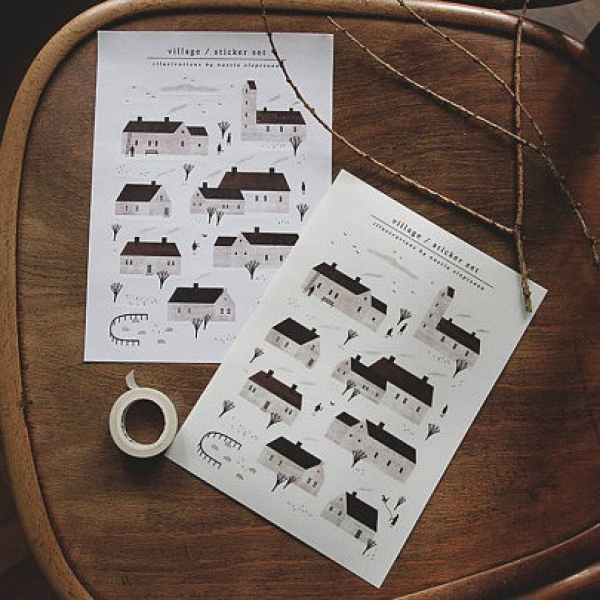 Стікери "Village"