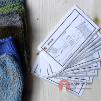 Карточки для в'язаних зразків, 10шт