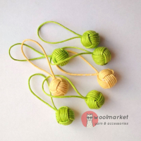Маркери для в'язання "Плетені клубочки", 1шт