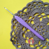 Гачок з силіконовою ручкою, 2,5мм