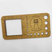 Калібровочна лінійка для в'язання