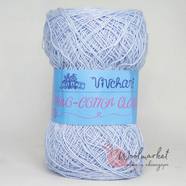 Vivchari Ethno-Cotton Classic, блакитний 015