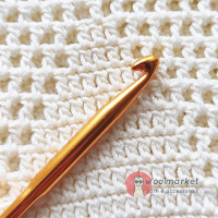 Залізний двосторонній гачок, золотий, 5,0-6,0мм