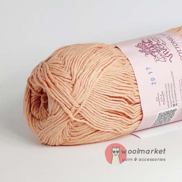 Vivchari Cottonel 400, персиковий 2017