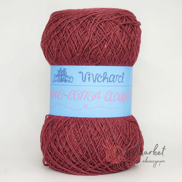 Vivchari Ethno-Cotton Classic, темна цегла 033 (теракот)