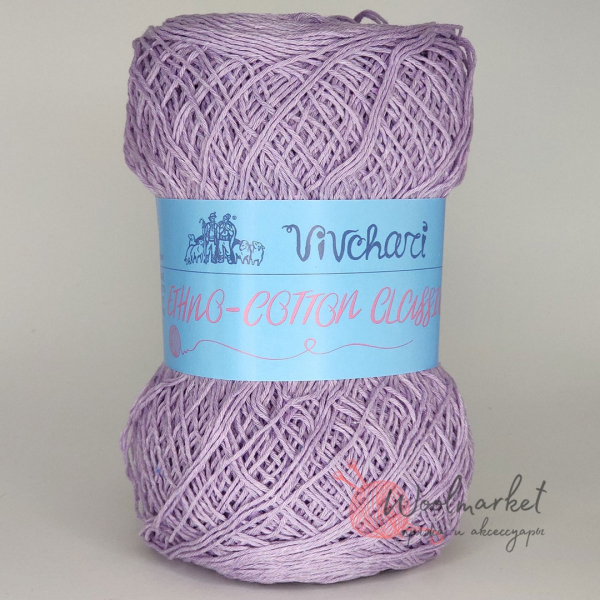 Vivchari Ethno-Cotton Classic, бузковий 003