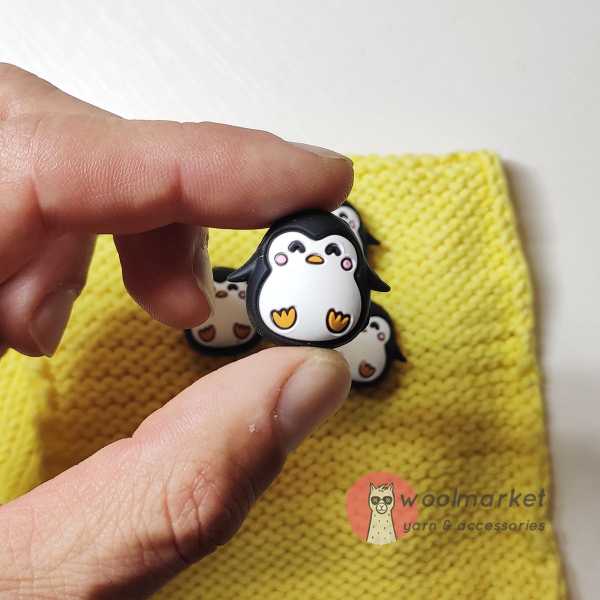 Стопери для спиць "Пінгвіни", 2шт