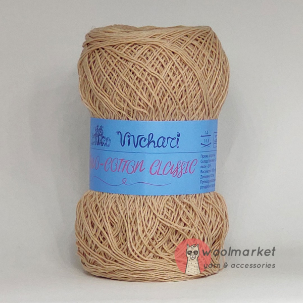 Vivchari Ethno-Cotton Classic, бежевий 002