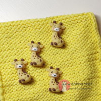 Стопери для спиць "Жирафки", 2шт