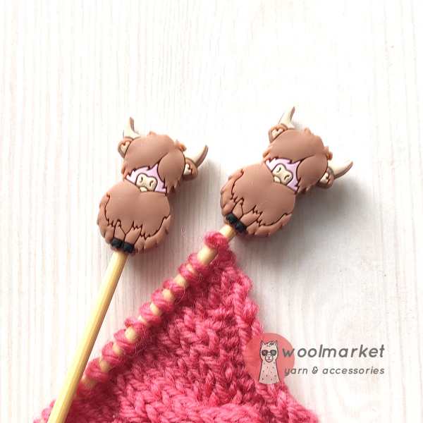 Стопери для спиць "Як!?", бежевий, 2шт