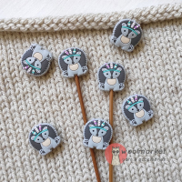 Стопери для спиць "Іжачки", 2шт